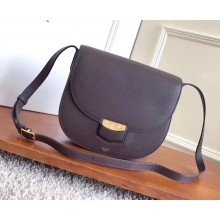 Celine Grained Calfskin Trotteur small/Medium Bag coffee