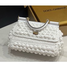 Dolce & Gabbana Large Sicily handbag white  2024