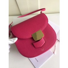 Celine Grained Calfskin Trotteur small/Medium Bag rosy