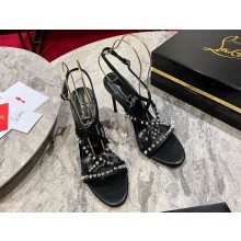 Christian Louboutin Tatooshka spikes leather sandals in black 2024