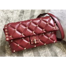 Valentino Candystud Cross-body Bag Red 2018