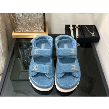 Chanel CC Logo Beach Sandals shearling 02 2024