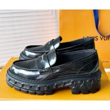 Louis Vuitton LV Record Loafer 1AC9I6 Black Glazed calf leather 1118-2024
