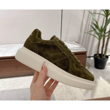 Alexander McQueen women/Men Retro Sneaker in suede Leather 111806-2024