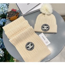 chanel knit scarf,hat 2801-2024