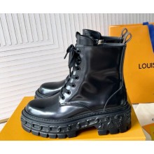 Louis Vuitton LV Record Ranger Boot 1AC9GX Black Glazed calf leather 1118-2024