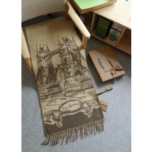 Burberry Tower Bridge Cashmere Scarf SAND 2025
