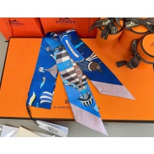 Hermes Twilly Silk Scarf 5x86cm 250304 29 2025