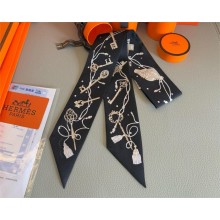 Hermes Twilly Silk Scarf 5x86cm 250305 01 2025