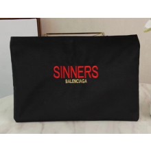 Balenciaga Sinners Nylon Explorer Pouch Clutch Bag 2018