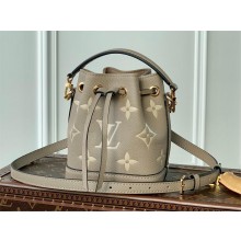 louis vuitton Nano Noé bucket bag M46291 GRAY 2023