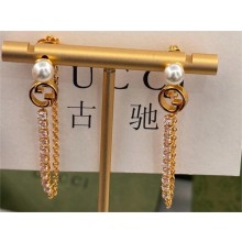 Gucci Blondie crystal cascade earrings 2024