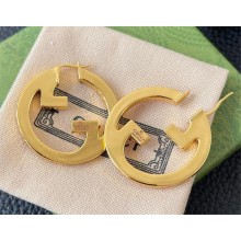 Gucci Blondie hoop earrings gold 2024