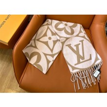 louis vuitton LV Medallion Scarf  M79213 beige rose 2024
