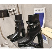 Louis Vuitton  1ADBJ0 Berlin Ankle Boot in Black Calf leather heel 10cm 2024
