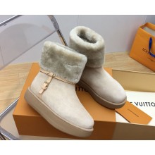 Louis Vuitton  LV Ski Aspen Platform Ankle Boot 1AC79I beige 2024