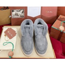 Loro Piana Open Walk Chukka Boots with beaver hair suede ankle boots 1025-09 2024