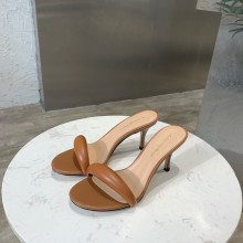 gianvito rossi 7cm bijoux leather sandals brown 2021