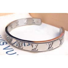 Louis Vuitton LV Cuff Bracelet Silver