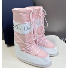 Dior Nylon Ski Apres Snow Boots pink 1106-2024ss