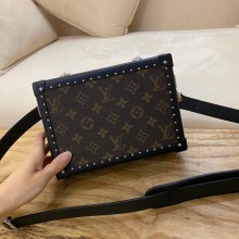 louis vuitton Monogram macassar canvas clutch box m20252