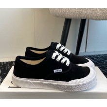 LOEWE Terra Vulca Lace-Up Suede/cotton upper Sneakers black 2024