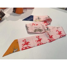 Hermes Twilly Silk Scarf 5x86cm 250305 23 2025
