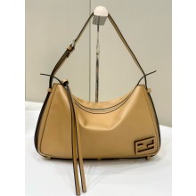 Fendi medium Simply beige leather bag 2024 