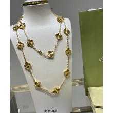 Van Cleef & Arpels Magic Alhambra necklace,20 motifs 07 2024
