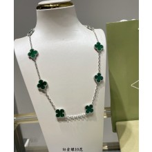 Van Cleef & Arpels Vintage Alhambra short necklace,10 motifs 14 2024