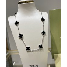 Van Cleef & Arpels Vintage Alhambra short necklace,10 motifs 17 2024