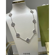 Van Cleef & Arpels Vintage Alhambra short necklace,10 motifs 21 2024