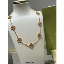 Van Cleef & Arpels Vintage Alhambra short necklace,10 motifs 19 2024