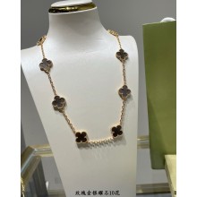 Van Cleef & Arpels Vintage Alhambra short necklace,10 motifs 22 2024