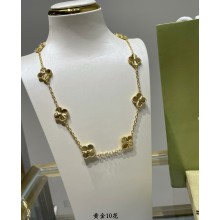 Van Cleef & Arpels Vintage Alhambra short necklace,10 motifs 23 2024