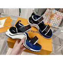 Louis Vuitton LV Archlight Flat Sandals monogram/blue 2023