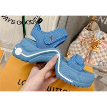 Louis Vuitton LV Archlight Flat Sandals blue 2023