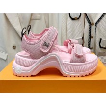 Louis Vuitton LV Archlight Flat Sandals pink 2023