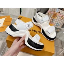 Louis Vuitton LV Archlight Flat Sandals white 2023