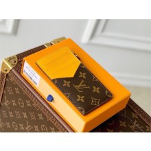 LOUIS VUITTON Monogram Macassar Coin Card Holder M64038 yellow 2025