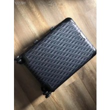 Dior x Rimowa Black Dior Oblique Aluminum CABIN SUITCASE