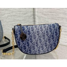 Diorstar Callisto Bag IN Blue Denim Oblique Jacquard 2024
