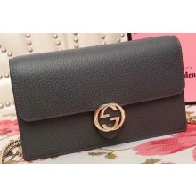 Gucci Icon Gucci Shoulder Bag 510314 Grey 2018
