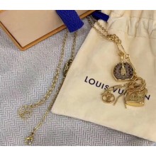 Louis Vuitton Mini LV Pendant Necklace M68394