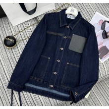 Loewe Workwear jacket in denim Jeans Blue 2025