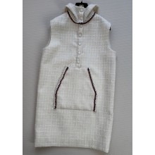 Chanel women's wool vest white 2025