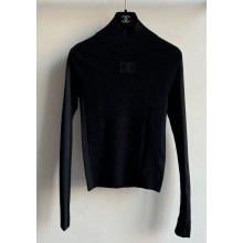 Chanel knit black sweater 2024