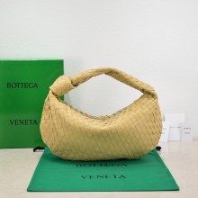 Bottega Veneta intrecciato leather small jodie shoulder bag beige