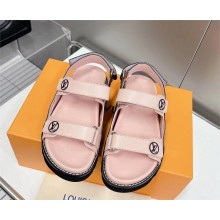 Louis Vuitton Paseo Flat Comfort Sandal nude 2023