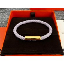 Hermes Goliath Code Bracelet lavander/gold